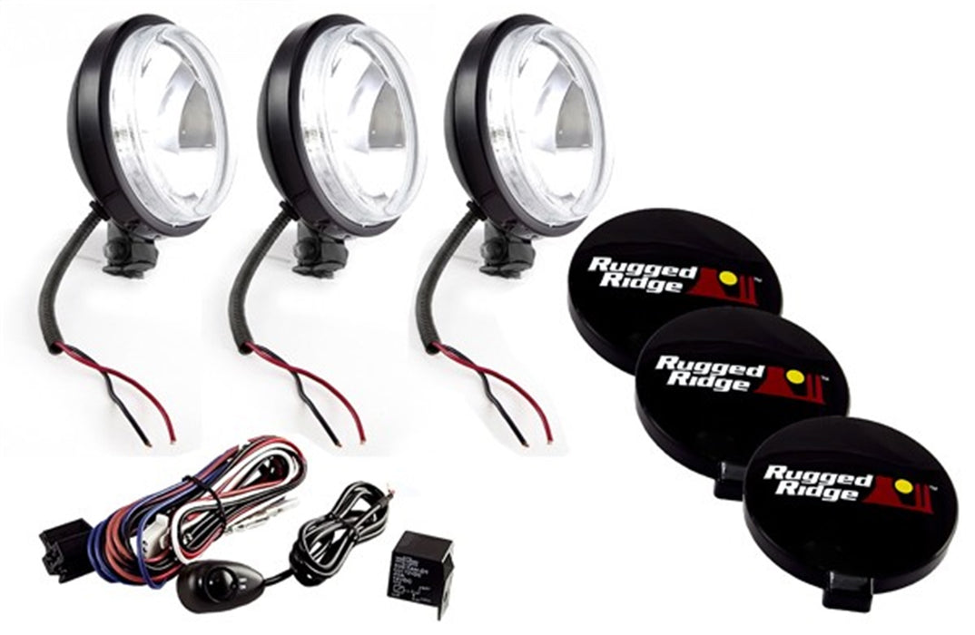 Rugged Ridge 15207.68 Off Road Light Kit - Truck Part Superstore