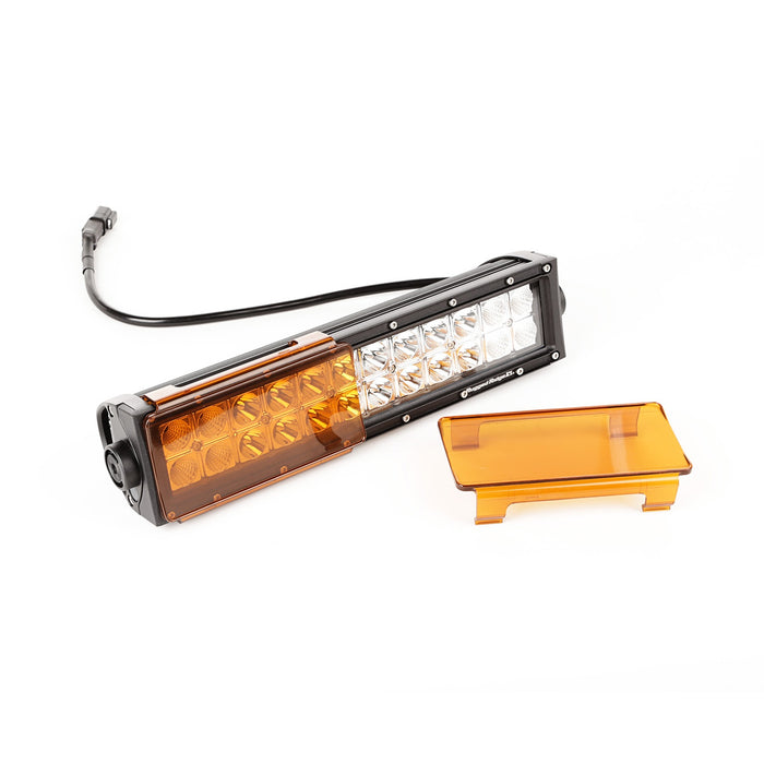 Rugged Ridge 15210.45 LED Light Cover; 6 in.; Amber; Pair; - Truck Part Superstore