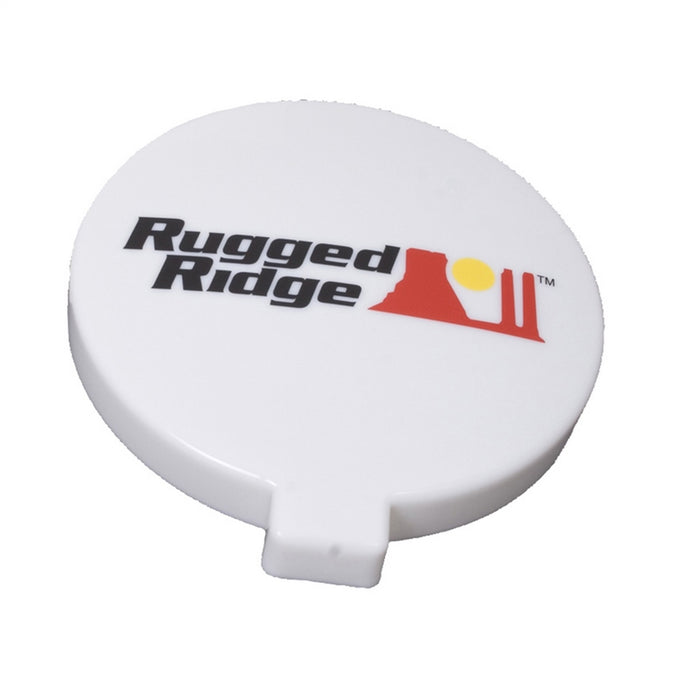Rugged Ridge 15210.54 Fog Light Cover; 6 in.; White; Each; - Truck Part Superstore