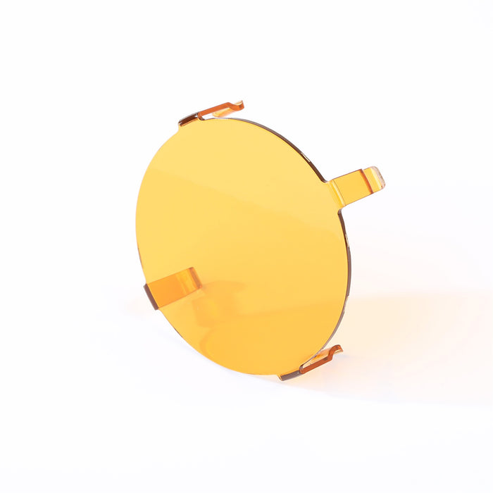 Rugged Ridge 15210.68 LED Light Cover; 3.5 in.; Round; Amber; - Truck Part Superstore