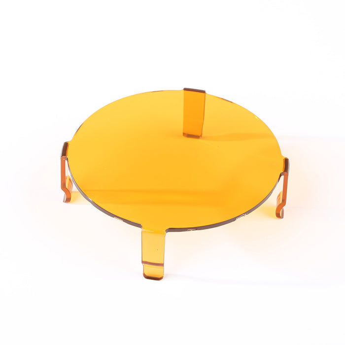 Rugged Ridge 15210.68 LED Light Cover; 3.5 in.; Round; Amber; - Truck Part Superstore