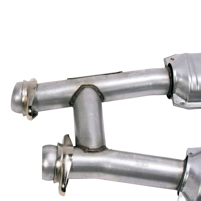 BBK Performance Parts 1521 1986-1993 MUSTANG 5.0 2.5 FULL HIGH FLOW H PIPE W/CONVERTERS - Truck Part Superstore