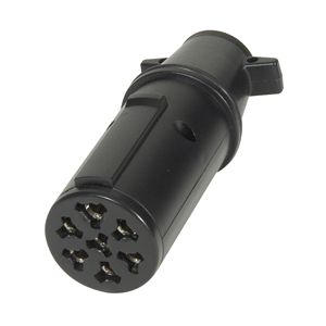 Husky Towing 15258 7 Pole Round To 6 Pole Round With Center Pin On 6 Pole Round Set For Auxil Power - Truck Part Superstore