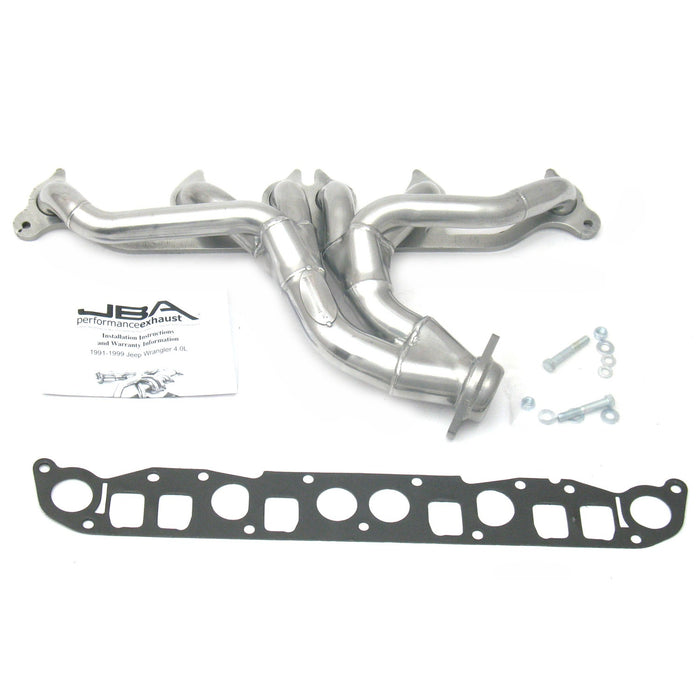 JBA Racing Headers 1526SJS 91-99 Jeep Wrangler/Cherokee 4.0L Sil Cer - Truck Part Superstore