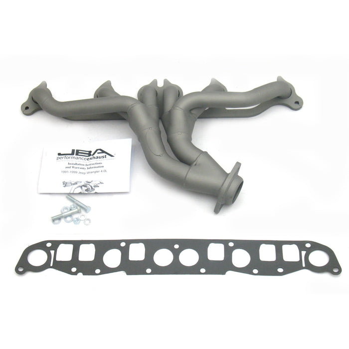 JBA Racing Headers 1526SJT 91-99 Jeep Wrangler/Cherokee 4.0L Ti Cer - Truck Part Superstore