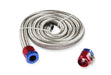Mr Gasket 1526 Steel Braided Fuel Line Kit; Tube ID 3/8 in.; 3 ft. Long; - Truck Part Superstore
