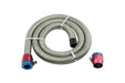 Mr Gasket 1526 Steel Braided Fuel Line Kit; Tube ID 3/8 in.; 3 ft. Long; - Truck Part Superstore