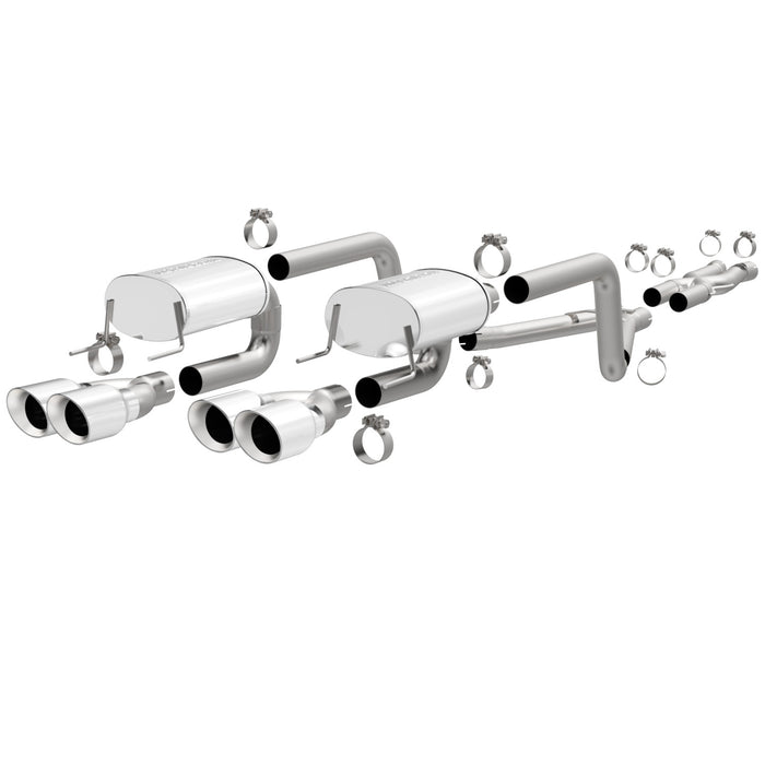 MagnaFlow Exhaust Products 15284 Street Series Stainless Cat-Back System - Truck Part Superstore