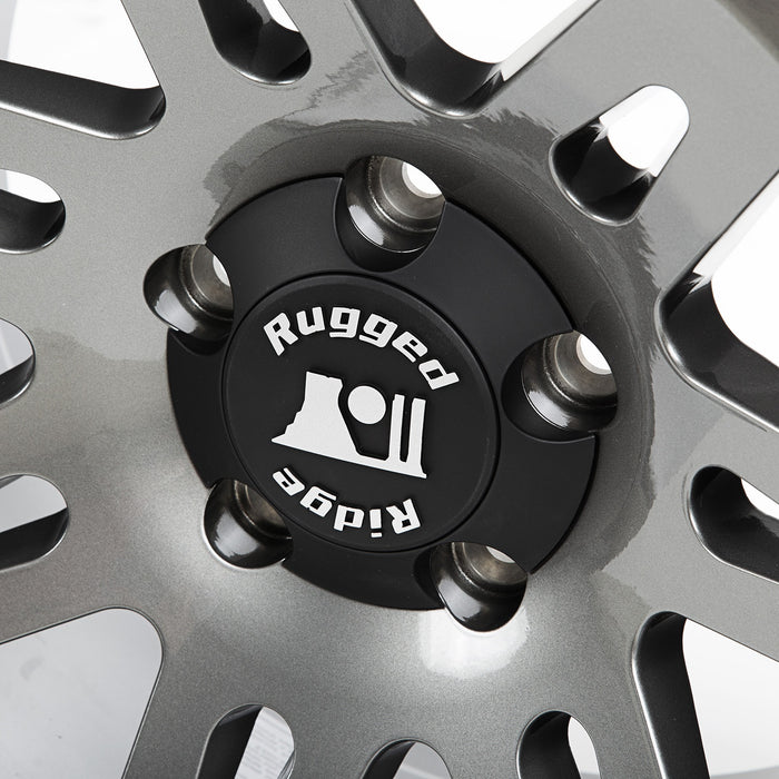 Rugged Ridge 15301.61 XHD Wheel; 18 in. x 8.5 in.; 5 in. x 5 in. Bolt Pattern; 10mm Offset; Gun Metal; - Truck Part Superstore