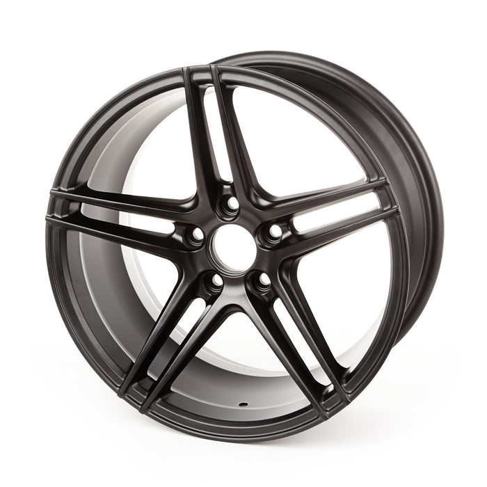 Rugged Ridge 15307.01 Aluminum Wheel; 5 Spoke; Black; - Truck Part Superstore