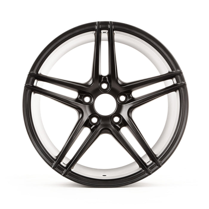 Rugged Ridge 15307.01 Aluminum Wheel; 5 Spoke; Black; - Truck Part Superstore