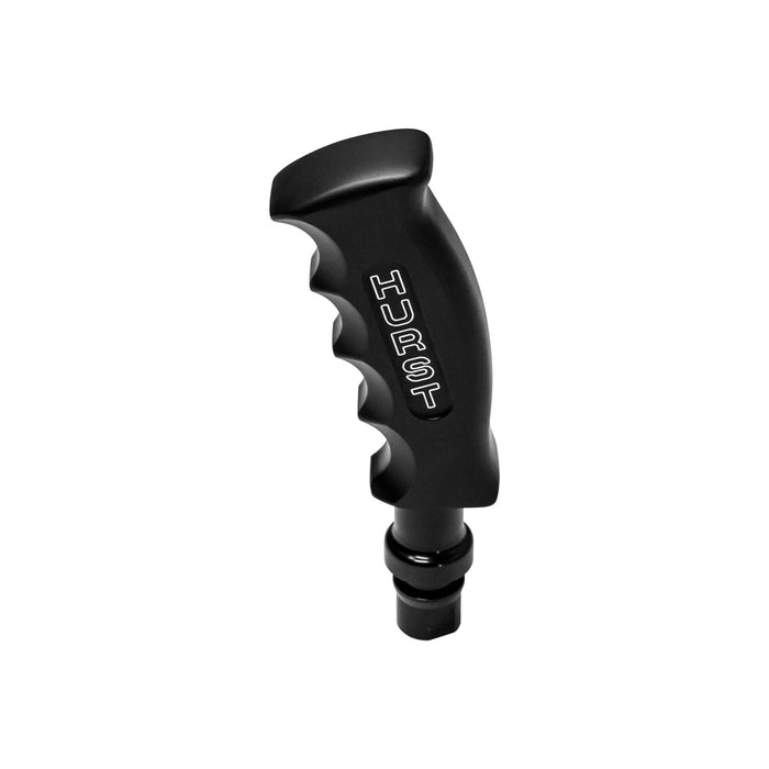Hurst 1531001 Pistol-Grip Shifter Handle; Black Anodized Aluminum; 1/2 in.-20 Thread; - Truck Part Superstore