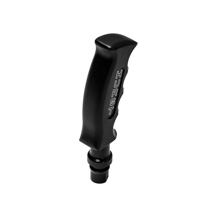 Hurst 1531001 Pistol-Grip Shifter Handle; Black Anodized Aluminum; 1/2 in.-20 Thread; - Truck Part Superstore