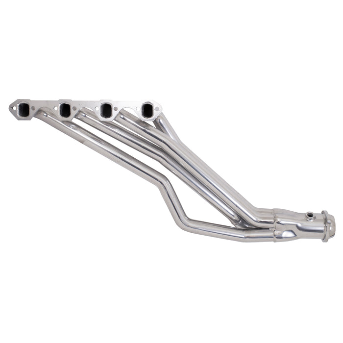 BBK Performance Parts 15310 1979-93 MUSTANG 5.0 1-5/8 LONG TUBE HEADERS AUTOMATIC (POLISHED SILVER CERAMIC) - Truck Part Superstore