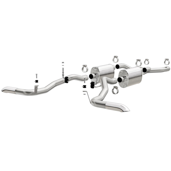 MagnaFlow Exhaust Products 15344 Street Series Stainless Crossmember-Back System - Truck Part Superstore
