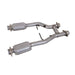 BBK Performance Parts 1538 1996-2004 MUSTANG GT/COBRA/MACH 1 2.5 SHORT MID H PIPE W/CONVERTERS - Truck Part Superstore