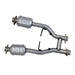 BBK Performance Parts 1538 1996-2004 MUSTANG GT/COBRA/MACH 1 2.5 SHORT MID H PIPE W/CONVERTERS - Truck Part Superstore