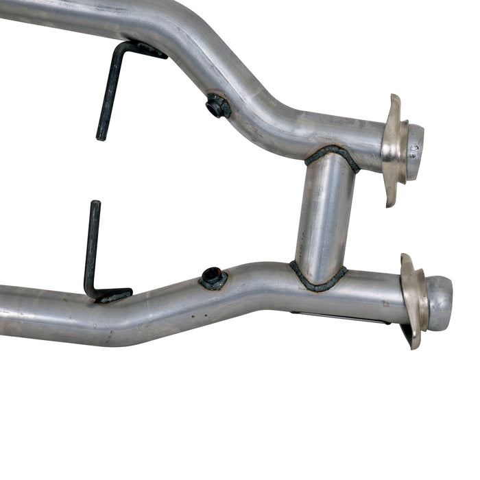 BBK Performance Parts 1538 1996-2004 MUSTANG GT/COBRA/MACH 1 2.5 SHORT MID H PIPE W/CONVERTERS - Truck Part Superstore