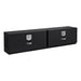 UWS TBTS-72-BLK Gloss Black Aluminum 72in. Double-Door Topside Truck Tool Box (LTL Shipping Only - Truck Part Superstore