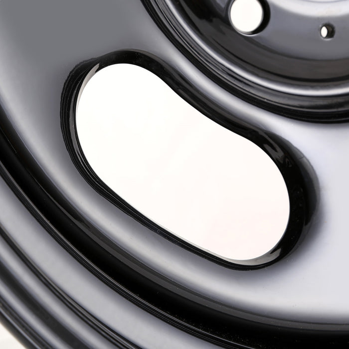 Rugged Ridge 15500.76 Steel Wheel; 17x9 in.; Black; - Truck Part Superstore