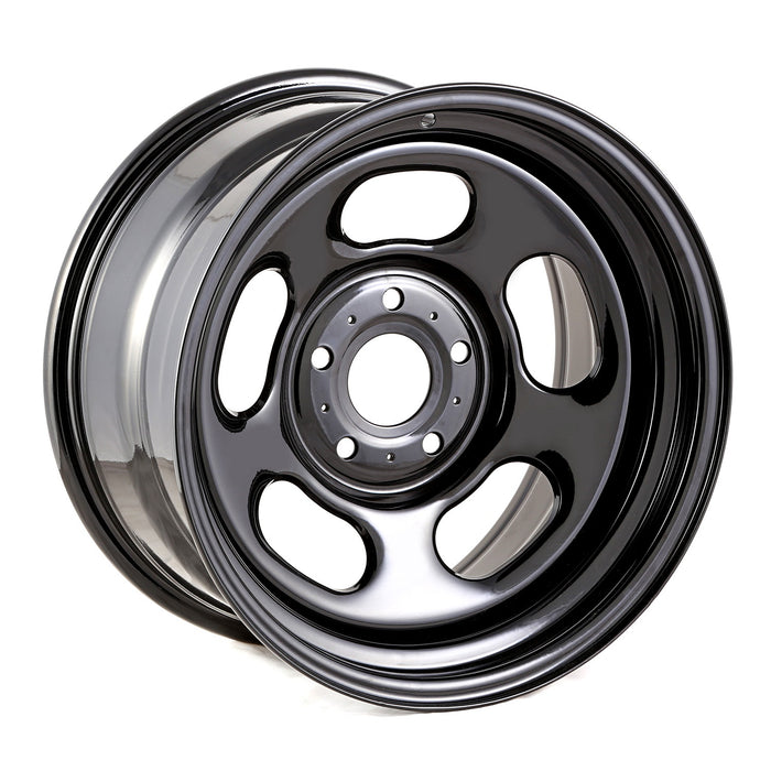 Rugged Ridge 15500.76 Steel Wheel; 17x9 in.; Black; - Truck Part Superstore