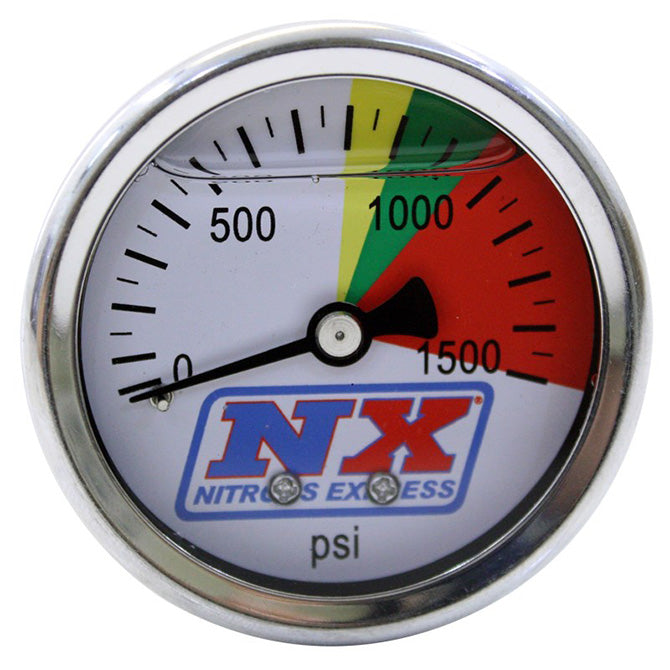 Nitrous Express 15508 NITROUS PRESSURE GAUGE ONLY (0-1500 PSI) - Truck Part Superstore