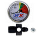 Nitrous Express 15510 N20 FLO-THRU PRESSURE GAUGE (0-1500 PSI) 6AN - Truck Part Superstore