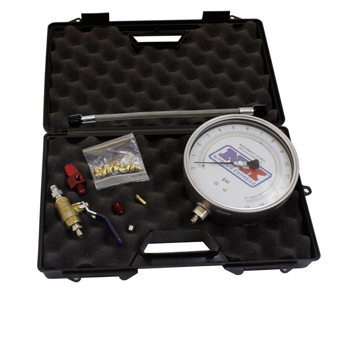 Nitrous Express 15529 MASTER FLO-CHECK PRO (6 CERTIFIED GAUGE/MOLDED CASE) - Truck Part Superstore