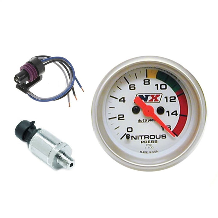 Nitrous Express 15531 2 5/16 NITROUS ELECTRIC PRESSURE GAUGE WITH SENSOR - Truck Part Superstore