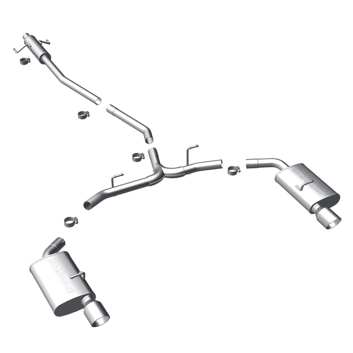 MagnaFlow Exhaust Products 15552 Street Series Stainless Cat-Back System - Truck Part Superstore