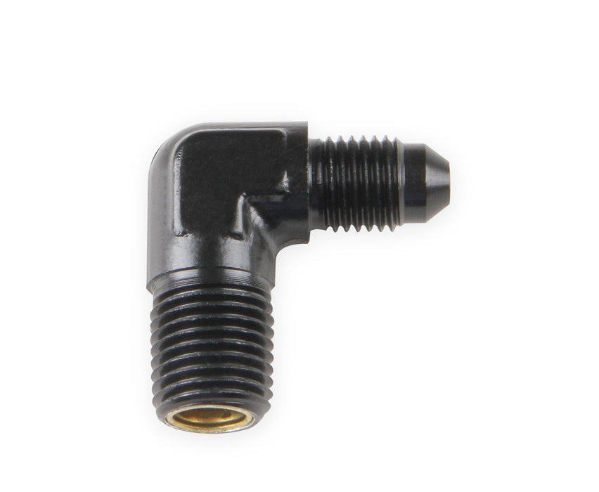 NOS/Nitrous Oxide System 15562BNOS Nitrous Filter High Pressure; N20 Filter; 1/4 in. NPT x -4AN; 90 deg.; Black; - Truck Part Superstore