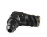 NOS/Nitrous Oxide System 15562BNOS Nitrous Filter High Pressure; N20 Filter; 1/4 in. NPT x -4AN; 90 deg.; Black; - Truck Part Superstore