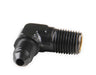 NOS/Nitrous Oxide System 15562BNOS Nitrous Filter High Pressure; N20 Filter; 1/4 in. NPT x -4AN; 90 deg.; Black; - Truck Part Superstore