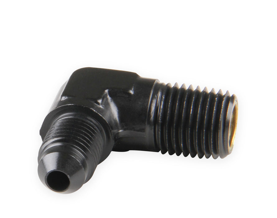NOS/Nitrous Oxide System 15562BNOS Nitrous Filter High Pressure; N20 Filter; 1/4 in. NPT x -4AN; 90 deg.; Black; - Truck Part Superstore
