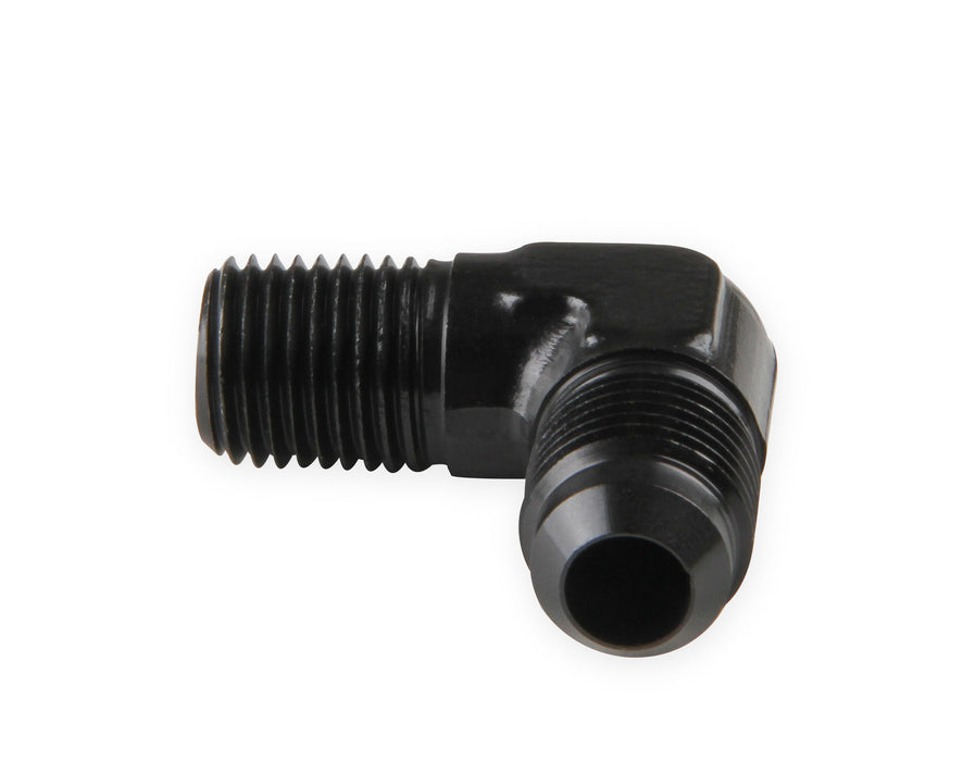 NOS/Nitrous Oxide System 15566BNOS Nitrous Filter High Pressure; N20 Filter; 1/4 in. NPT x -6AN; 90 deg.; Black; - Truck Part Superstore