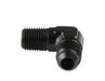 NOS/Nitrous Oxide System 15566BNOS Nitrous Filter High Pressure; N20 Filter; 1/4 in. NPT x -6AN; 90 deg.; Black; - Truck Part Superstore