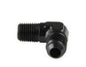 NOS/Nitrous Oxide System 15566BNOS Nitrous Filter High Pressure; N20 Filter; 1/4 in. NPT x -6AN; 90 deg.; Black; - Truck Part Superstore