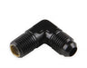 NOS/Nitrous Oxide System 15566BNOS Nitrous Filter High Pressure; N20 Filter; 1/4 in. NPT x -6AN; 90 deg.; Black; - Truck Part Superstore
