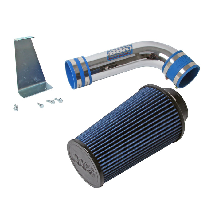 BBK Performance Parts 1556 1986-1993 MUSTANG 5.0 COLD AIR INTAKE STANDARD NON-FENDERWELL (POWDER CHROME) - Truck Part Superstore