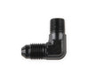NOS/Nitrous Oxide System 15572BNOS Nitrous Filter High Pressure; N20 Filter; 1/8 in. NPT x -4AN; 90 deg.; Black; - Truck Part Superstore