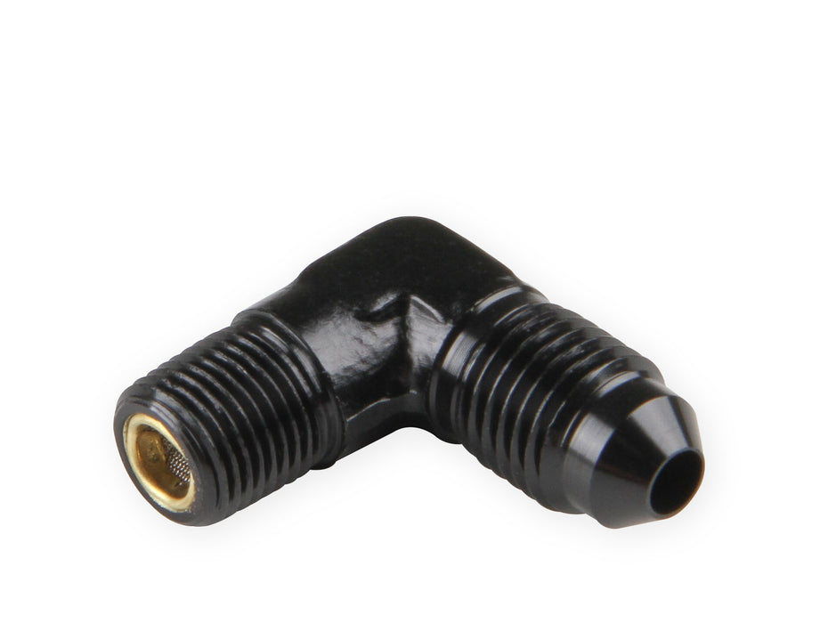 NOS/Nitrous Oxide System 15572BNOS Nitrous Filter High Pressure; N20 Filter; 1/8 in. NPT x -4AN; 90 deg.; Black; - Truck Part Superstore