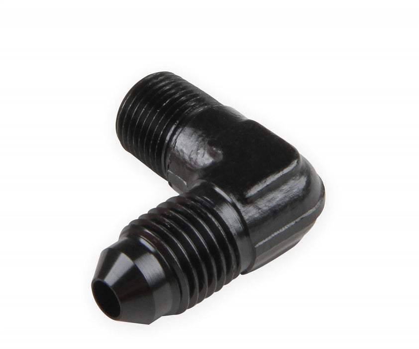 NOS/Nitrous Oxide System 15572BNOS Nitrous Filter High Pressure; N20 Filter; 1/8 in. NPT x -4AN; 90 deg.; Black; - Truck Part Superstore