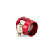 Mishimoto MMHXF-04-4-RD -4AN Hex Hose Finisher Clamp Set, Red - Truck Part Superstore