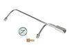 Mr Gasket 1558 Chrome Plated Fuel Lines With Fuel Pressure Gauge - Truck Part Superstore