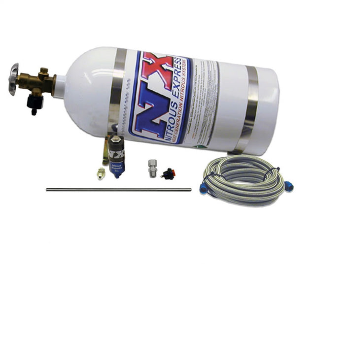 Nitrous Express 15599 SIMULATOR FULL SHOW PURGE KIT (INCL. 10LB BOTTLE; AND ALL NECESSARY HARDWARE) - Truck Part Superstore