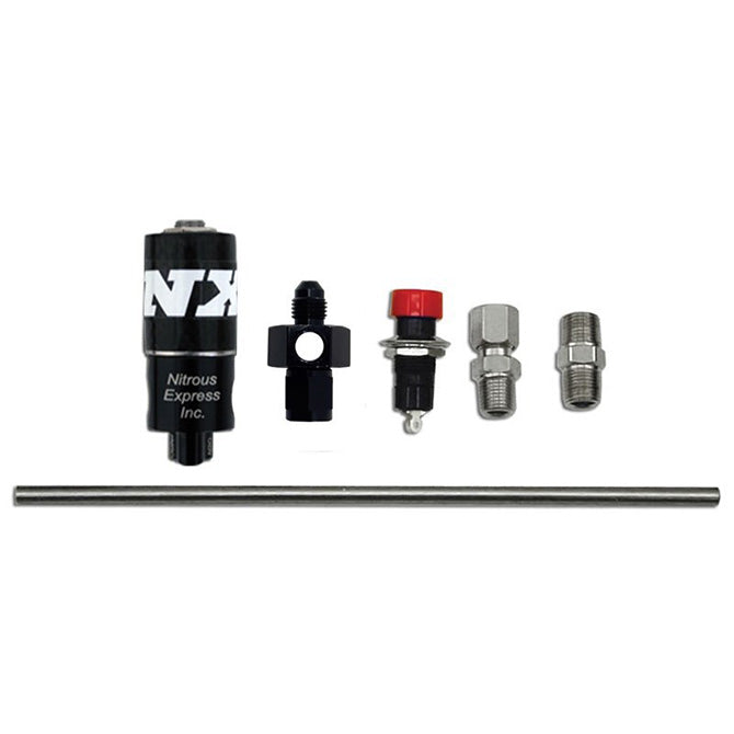 Nitrous Express 15600 NITROUS PURGE VALVE (4AN MANIFOLD; PUSH BUTTON; AND VENT TUBE) - Truck Part Superstore