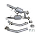 BBK Performance Parts 1563 1994-1995 MUSTANG GT/COBRA 2.5 FULL H PIPE W/HIGH FLOW CATALYTIC CONVERTERS - Truck Part Superstore