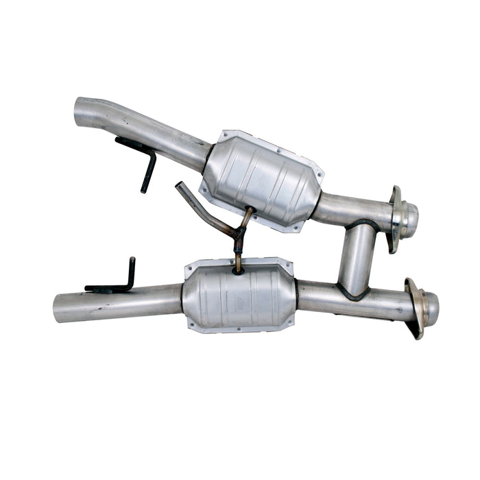 BBK Performance Parts 1563 1994-1995 MUSTANG GT/COBRA 2.5 FULL H PIPE W/HIGH FLOW CATALYTIC CONVERTERS - Truck Part Superstore