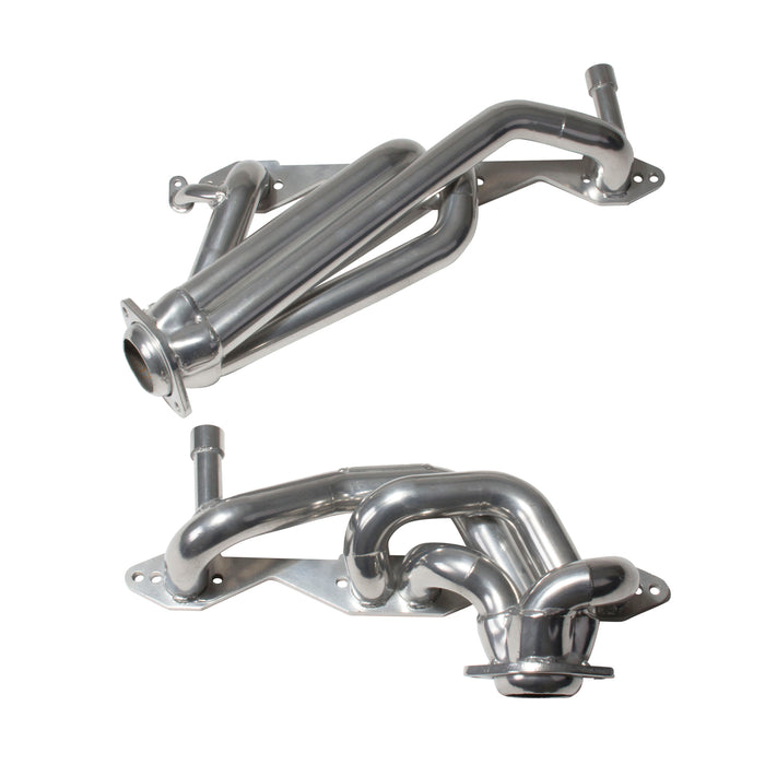BBK Performance Parts 15670 1994-1995 GM LT-1 SINGLE CAT 1-5/8 SHORTY HEADERS (POLISHED SILVER CERAMIC) - Truck Part Superstore