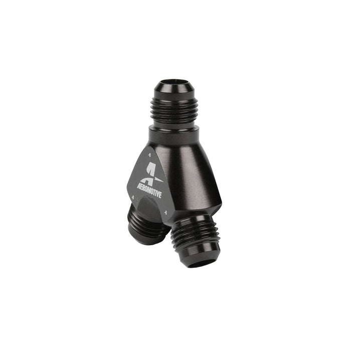 Aeromotive Fuel System 15672 Y-Block, AN-06 - 2x AN-06. - Truck Part Superstore